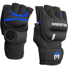 1LB MEISTER WEIGHTED WORKOUT GLOVES – BLACK Heavy Hands Boxing Cardio Turbo Jam