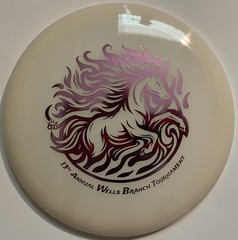 LATITUDE 64 OPTO RIVER 177.1 GRAMS BRIGHT WHITE w/PINK HOT-STAMP