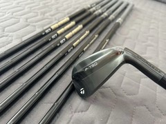⛳️ 2024 TaylorMade P790 Black Irons Set 4-PW – Stiff Flex Black Shafts