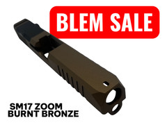 BLEM Zoom For G17 custom Slide gen3 NEW Cerakote upper stripped Burnt Bronze