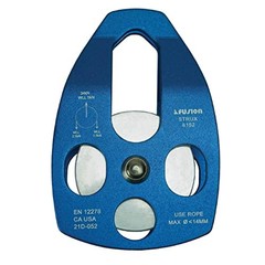 Fusion Climb Strux Aluminum Side Swing Pulley 34KN Matte Blue (FP-8152-BLU)