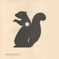 Western Squirrel Silhouette Target, 14″ x 14″ (Qty. 30)