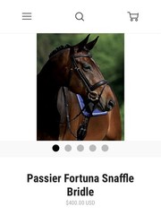 Passier® Fortuna Snaffle Bridle & Reins Cob size new/used once