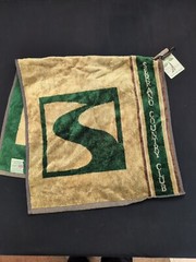 NWT Sir Christopher Hatton Birch Silk Golf Towel, SERRANO COUNTY CLUB