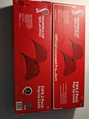 FIFA World Cup Qatar 2022 2 Pack Soccer Pop-up Goals Official Licensed Product
