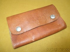 Vintage Pig Skin Leather Ammo Pouch