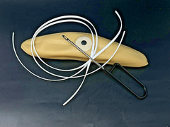 Full Size Latex Football Bladder WHITE Tacky Diamond Lace Repair Kit + LACE TOOL