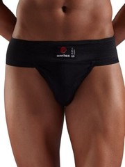 Omtex Tokyo Cotton Gym Supporter Back Covered for Men Black Pack of 1