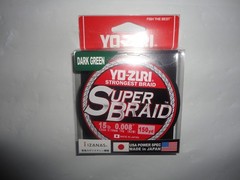 Yo-Zuri Super Braid, 15lb, 150yd. Dark Green