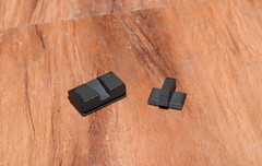 Ameriglo FNX/FNP 40 Flat Back & Serrated Front Sight Set