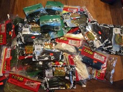 Lot of 50 Pks ZOOM,YAMAMOTO,REACTION,IHD, Plastic Worm,Lizard Lures,VARIETY,NEW