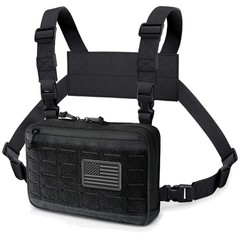 Durable 1000D-Nylon Chest Rig for Outdoor Activities