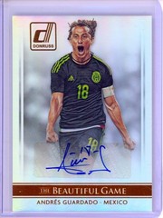 ANDRES GUARDADO 2015 Panini Donruss Auto Soccer Card MEXICO Mint #BG-AG PSA