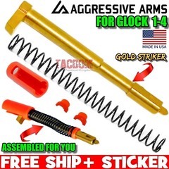 AGGRESSIVE ARMS USA GOLD STRIKER FIRING PIN Assembly fr GL0CK GEN 1-4 9mm 40 S&W