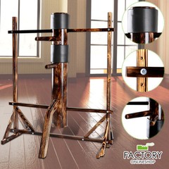 Wood Wing Chun Adjustable Frame Target Man Training Dummy Martial Arts Kung Fu