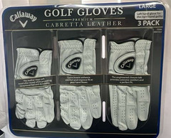 Callaway Golf Gloves Premium 3-Pack Cabretta Leather «Large» New sealed