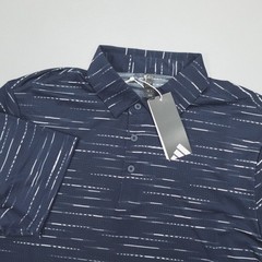 Adidas Ultimate365 Mesh Print Golf Polo Men’s M Collegiate Navy JL5279 NWT