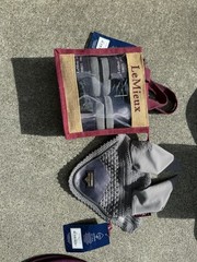 Lemieux Discontinued Grey Polo Wraps + Bonnet Pony Sized Not Available Anymore!!