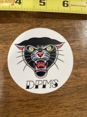 2025 SHOT Show DPMS Panther Arms Firearms Tattoo Style Sticker. Free Shipping.