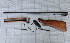 Vintage Eastern Arms Single Break Action 12 GA Shotgun Parts Barrel Stock Forend