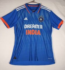 India Dream 11 Cricket Team ODI Jersey Adidas 2023 Indian Shirt World Cup XL