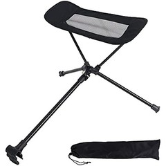 Universal Camping Chair Foot Rest Ottoman Folding Attachable Leg Rest Recliner
