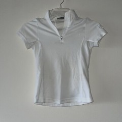 Ovation Signature Child Small English Riding Zip Up Show Shirt FLAW