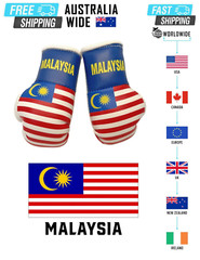 MALAYSIAN FLAG / MALAYSIA Mini Boxing Gloves, SOUVENIR / ORNAMENT