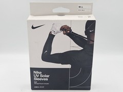 Men’s Nike Dri-Fit UV Solar Golf Sleeves Black Adult Size M/L New