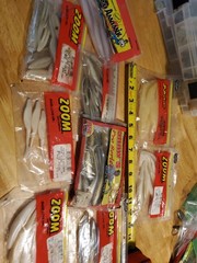 Zoom Super FLUKE, SUPER FLUKE JR, BASS ASSASSIN STRIKE KING SHAW’S JERK SHAD!