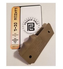 Pearce Grip PG-1911-1T fits Government Model 1911 Rubber Finger Grooves -TAN NEW