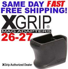 X-Grip for GLOCK 26-27 Fits G17-22 Mag for use on G26 27 Pistols FAST FREE SHIP