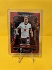 2022 Panini Prizm World Cup Qatar Red Mojo Prizm /99 Harry Kane #86