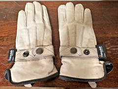 SSG Work ‘N Horse Riding Gloves Beige Pigskin Leather 3M Thinsulate 40g Sz 7