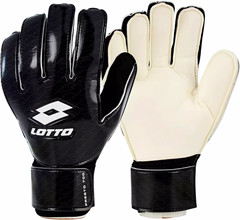 Lotto Presto 700 Goalkeeper Soccer Gloves Size 10 Black/White Full Finger