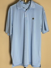 ANGC Augusta National Golf Club 1934 Members Only Polo Medium Blue