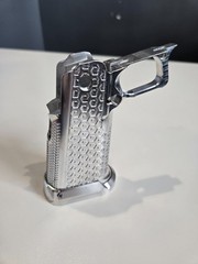 Bare Billet Aluminum Hex Textured 2011 Double Stack Grip – Prodigy Staccato etc