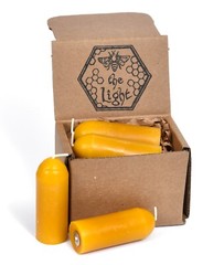 100% Pure Beeswax Lantern Candles (12 Hours Burn Time Each) – All Natural