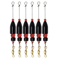 Reaction Tackle Carolina Rig/Brass Ready Rig – 6 Pack