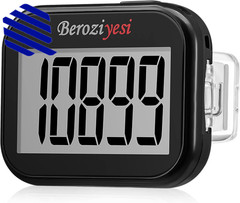 3D Pedometer for Walking Simple Step Counter for Walking with Removable Clip NEW
