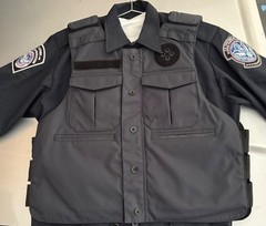 Ace Link Uniform Overt Body Armor Vest- Dark Navy- Large Reg