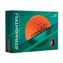 2025 Maxfli Matte Orange StraightFli Golf Balls – 12/24/36/48/60/72 – New