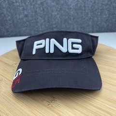 FADED Ping G15 Golf Visor Hat Cap Strapback OSFM Black Embroidered Logo