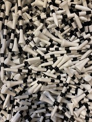 New 2.75” Wood Epik Black Stripe Golf Tees 2 3/4” Wholesale