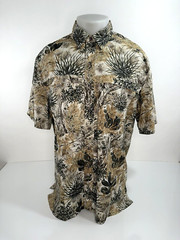 GAME GUARD – Brush Desert Cactus Camouflage Mens XL Hunting Shirt – EXCELLENT