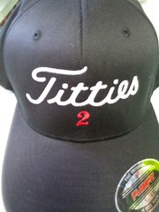 TITTIES 2 Hat – FREE SHIP – Golf Parody Cap Options: Flexfit, Snapback, Trucker