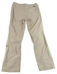 Patagonia Quandary Pants Women 8 Beige Nylon Stretch Outdoor Travel Hiking Trail