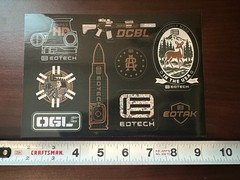 EOTECH Sticker sheet NRA / Shot Show 2026