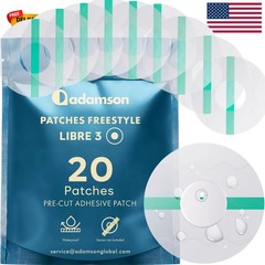 Reliable Waterproof Covers for Freestyle Libre 3 – 20 Easy-to-Apply Patches