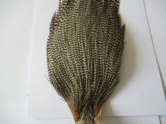 premium cock cape grade 2 grizzle hackle feathers